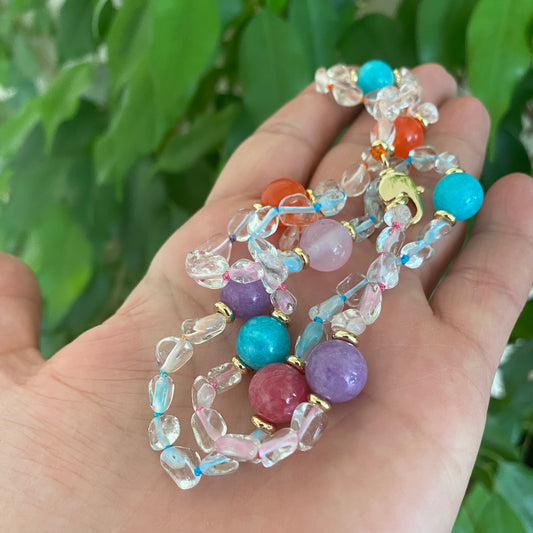 Spring summer necklace