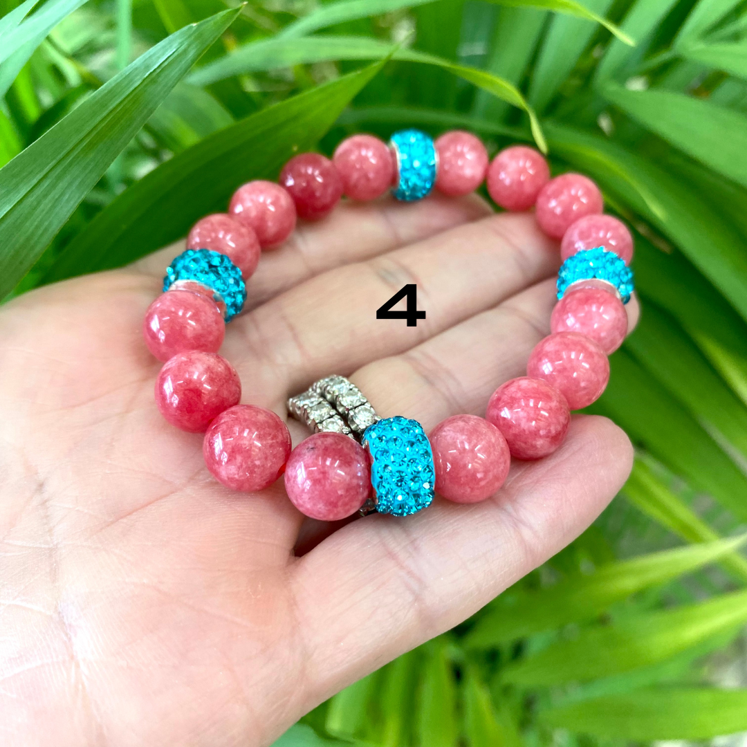 Jade pearl bracelet handmade in Canada